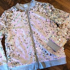 Flip sequin jacket (girls)